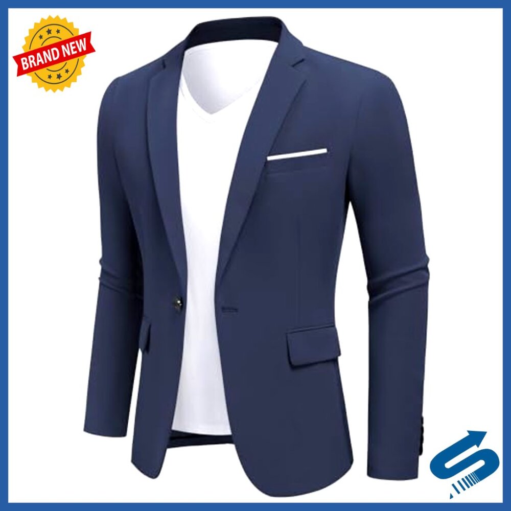 Lightweight Regular Fit Blazer One Button Sport C… - image 6